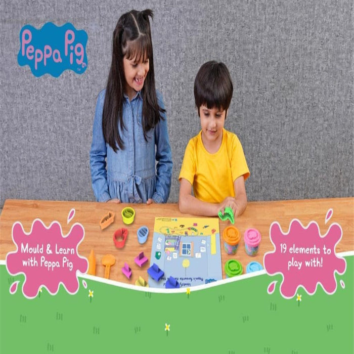 Play Magic Peppa Pig Dough Shape & Learn Activity Set-Arts & Crafts-Play Magic-Toycra