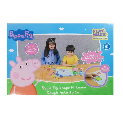 Play Magic Peppa Pig Dough Shape & Learn Activity Set-Arts & Crafts-Play Magic-Toycra