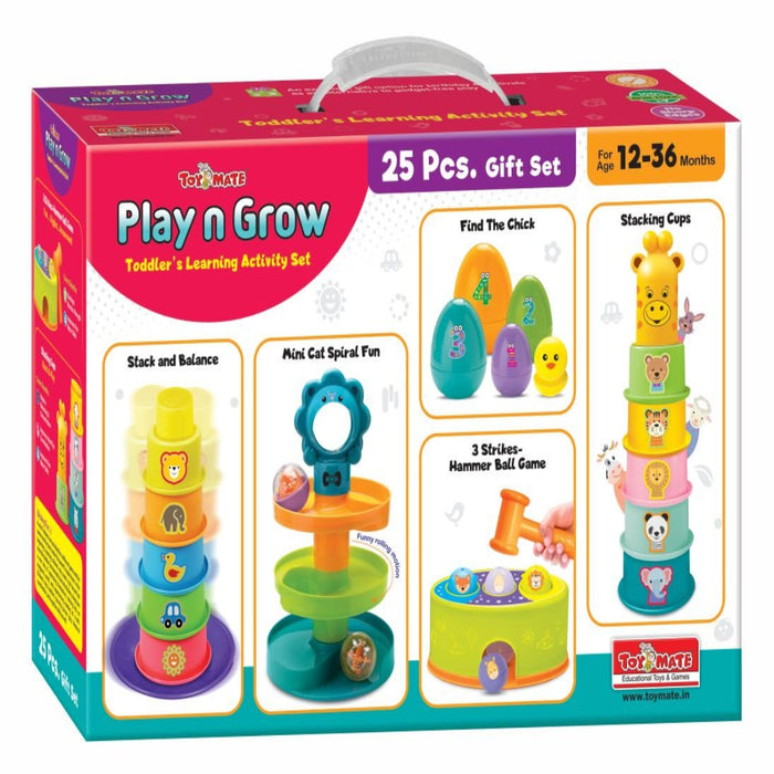 Play N Grow - A 5-in-1 Toddlers Learning Activity Gift Set For 12 Months And Above-Learning & Education-Toymate-Toycra