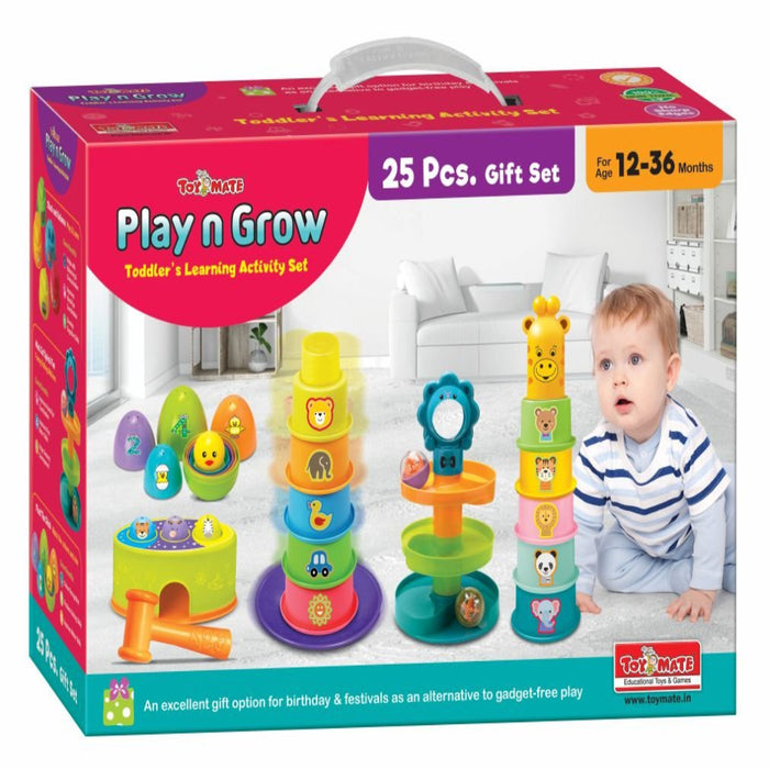 Play N Grow - A 5-in-1 Toddlers Learning Activity Gift Set For 12 Months And Above-Learning & Education-Toymate-Toycra