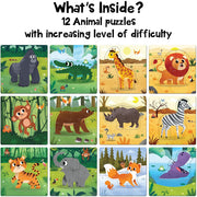 Play Panda 12 in 1 Jungle Animal Puzzles