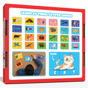 Play Panda 3 Letter Words Puzzle Set with 75 Pieces for Kids