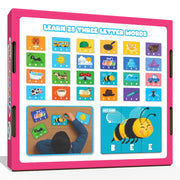 Play Panda 3 Letter Words Puzzle Set with 75 Pieces for Kids