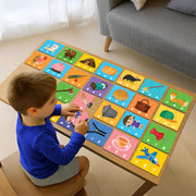 Play Panda 3 Letter Words Puzzle Set with 75 Pieces for Kids