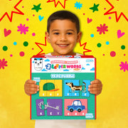 Play Panda 3 Letter Words Puzzle Set with 75 Pieces for Kids