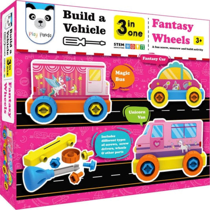 Play Panda 3in1 Bulid A Vehicle-Construction-Play Panda-Toycra