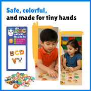 Play Panda ABC Animal Magnetic Capital Letters for Kids-26 Uppercase, Fridge Magnet, Learning Educational Toy