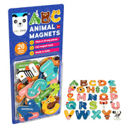 Play Panda ABC Animal Magnetic Capital Letters for Kids-26 Uppercase, Fridge Magnet, Learning Educational Toy