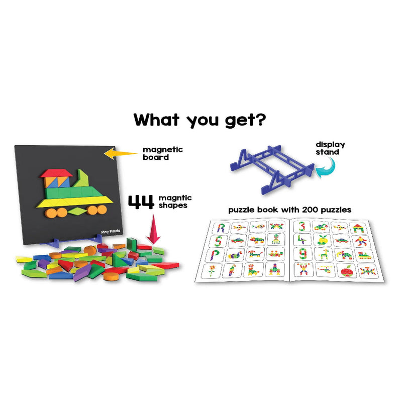 Play Panda Fun Magnetic Shapes ( Big )