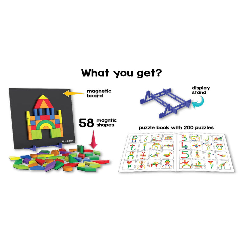 Play Panda Fun Magnetic Shapes ( Big )