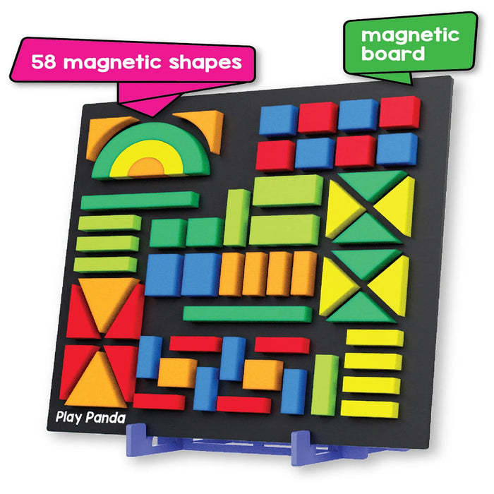 Play Panda Fun Magnetic Shapes ( Big )-Puzzles-Play Panda-Toycra