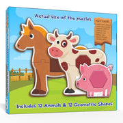 Play Panda Learning Puzzles for Kids Shapes & Animals
