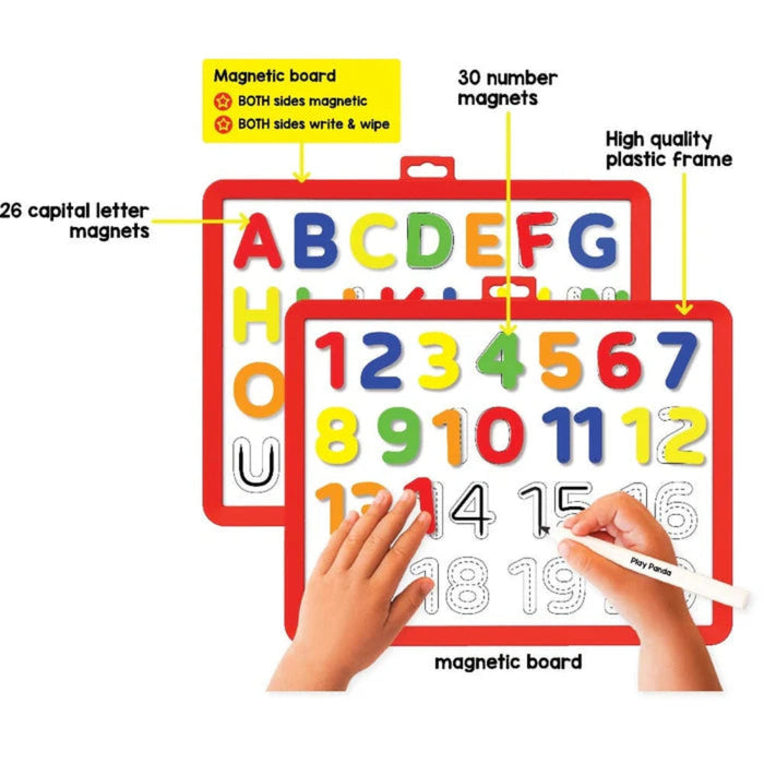 Play Panda Magnetic Learn to Write Numbers & Capital Letters-Learning & Education-Play Panda-Toycra