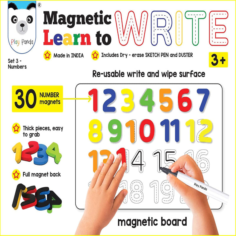 Play Panda Magnetic Learn to Write Numbers