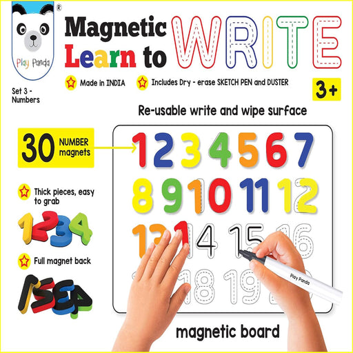 Play Panda Magnetic Learn to Write Numbers-Learning & Education-Play Panda-Toycra