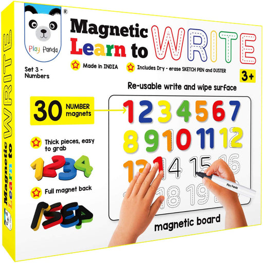 Play Panda Magnetic Learn to Write Numbers-Learning & Education-Play Panda-Toycra