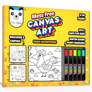 Play Panda Mess Free Canvas Art
