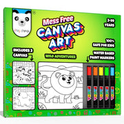 Play Panda Mess Free Canvas Art
