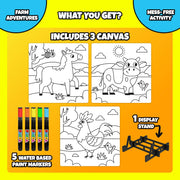 Play Panda Mess Free Canvas Art