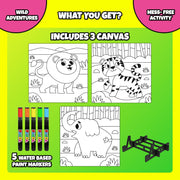 Play Panda Mess Free Canvas Art