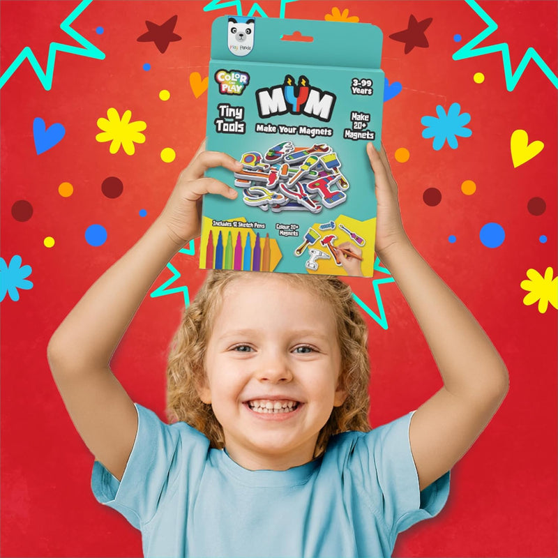 Play Panda Mym Color And Play Make Your Magnet Kits
