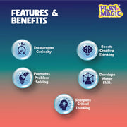 PlayMagic BrainActiv Kaleidoscope Making DIY Kit