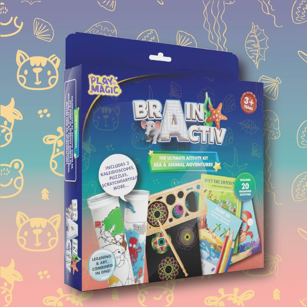 PlayMagic BrainActiv Kaleidoscope Making DIY Kit