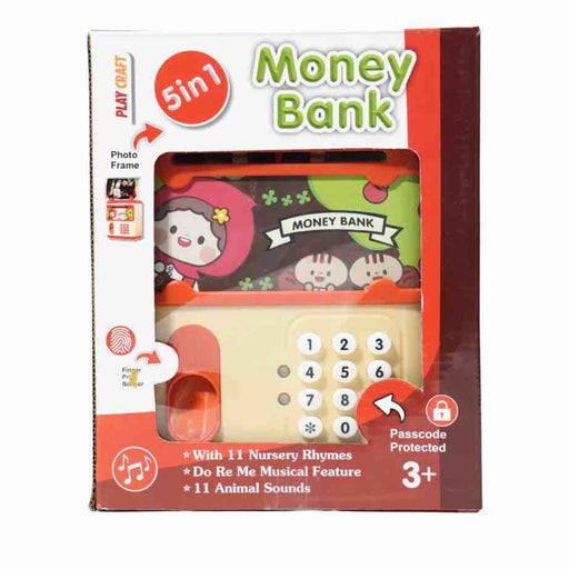 Playcraft 5 in 1 Money Bank-Pretend Play-Play Craft-Toycra