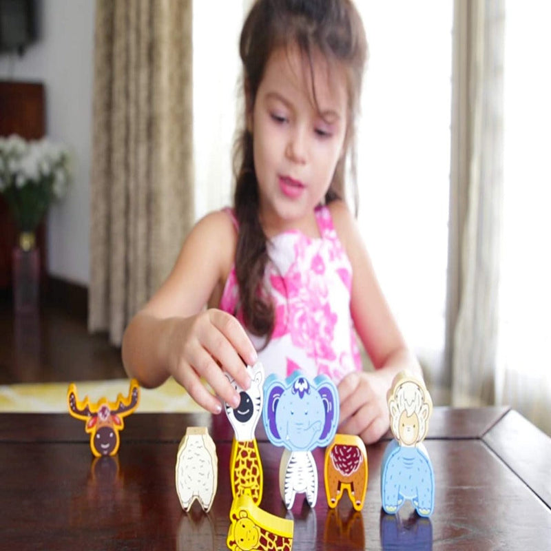 Playshifu Minglings Mix and Match Magnet Wooden Toys