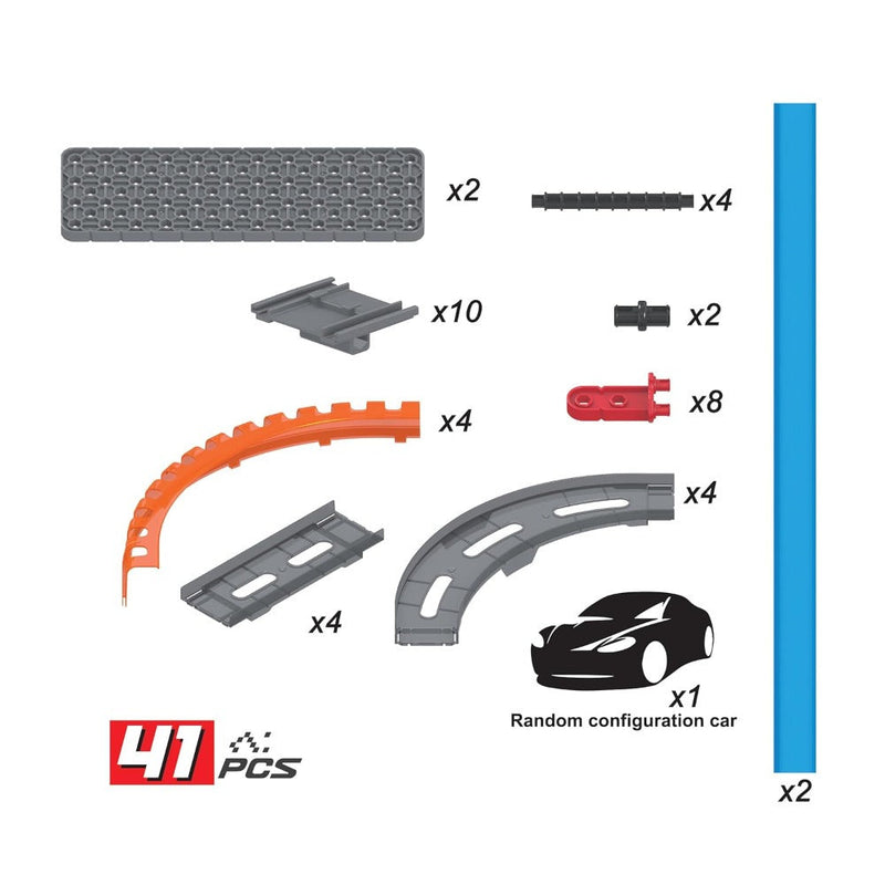 Playzu High Speed Pull Back Track Set -2A