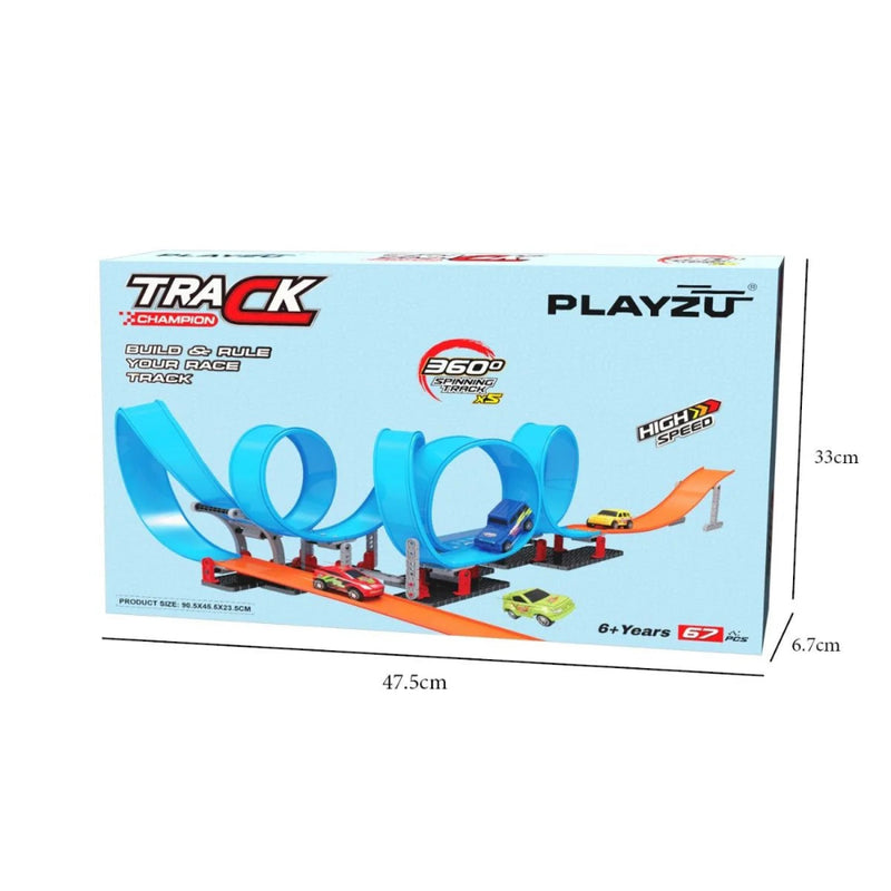 Playzu Pull Back Track Set- 5