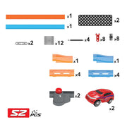 Playzu Shoot Off Challenger Edition Track Set, 52 Pcs