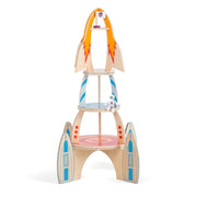 Plum Super Space Rocket Wooden Play Set