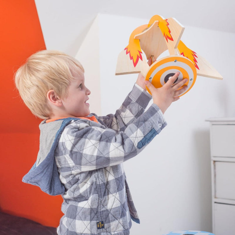 Plum Super Space Rocket Wooden Play Set