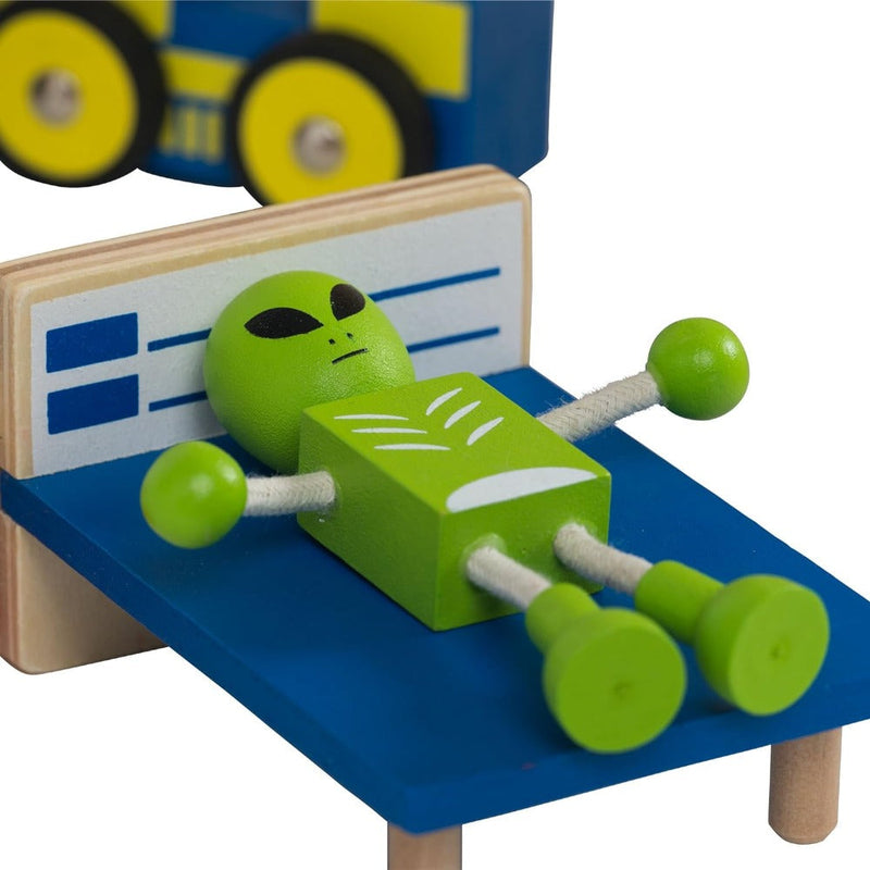 Plum Super Space Rocket Wooden Play Set