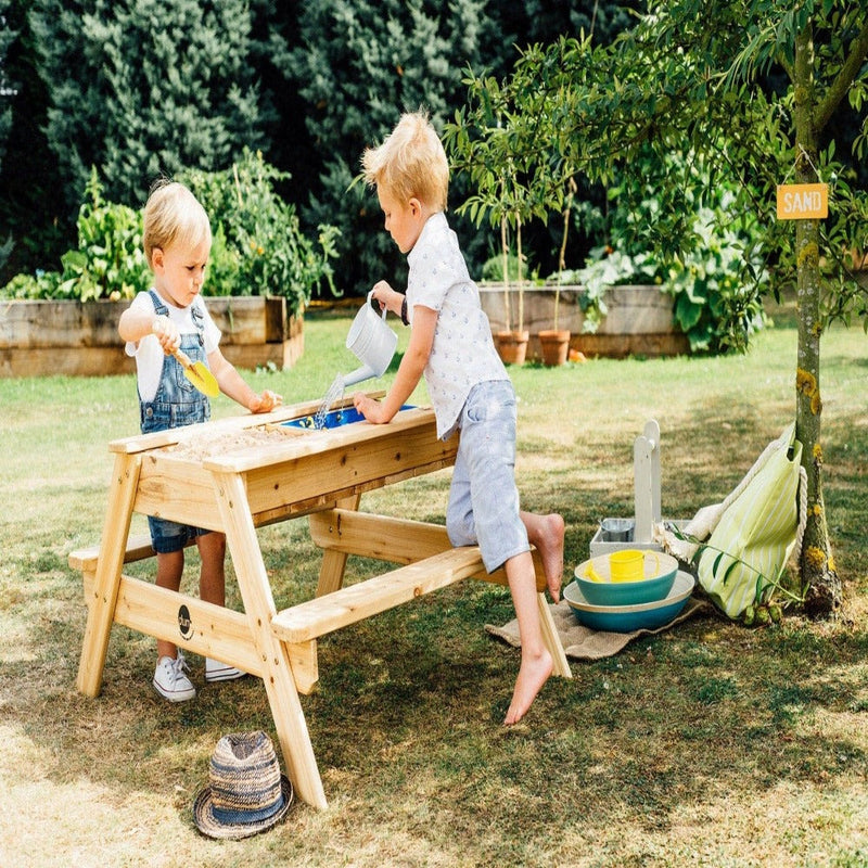 Plum Surfside Wooden Sand And Water Picnic Table