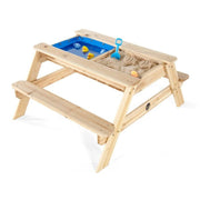 Plum Surfside Wooden Sand And Water Picnic Table
