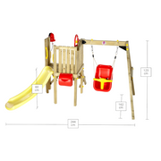 Plum Toddlers Tower Wooden Climbing Frame
