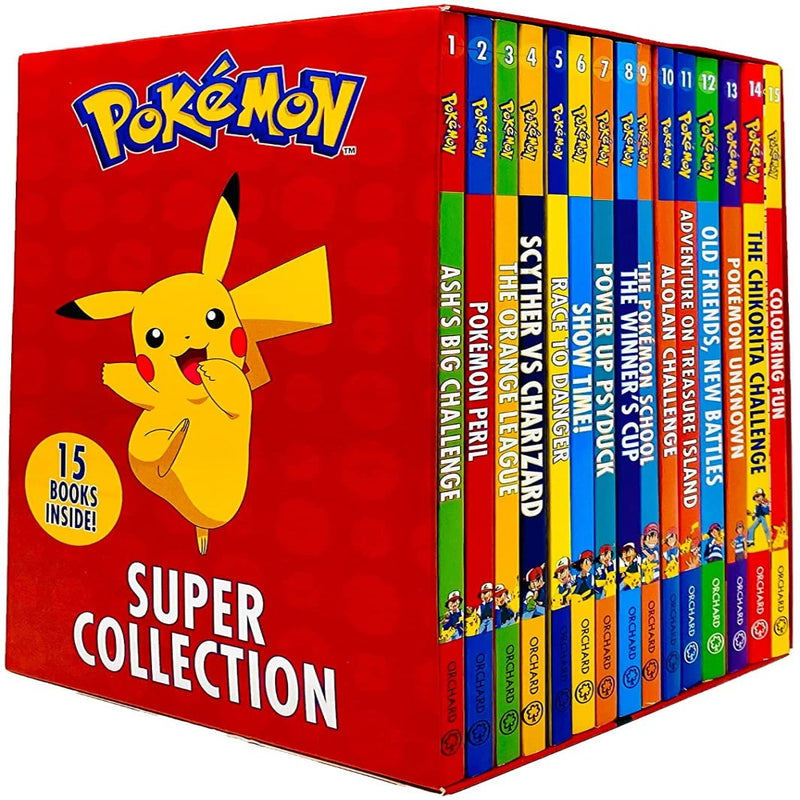 Pokemon Super Collection ( Set Of 15 Books)