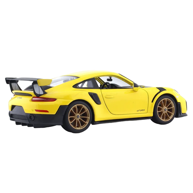 Porsche 911 GT2 RS Yellow 1:24 Maisto Diecast Alloy Scale Model Car