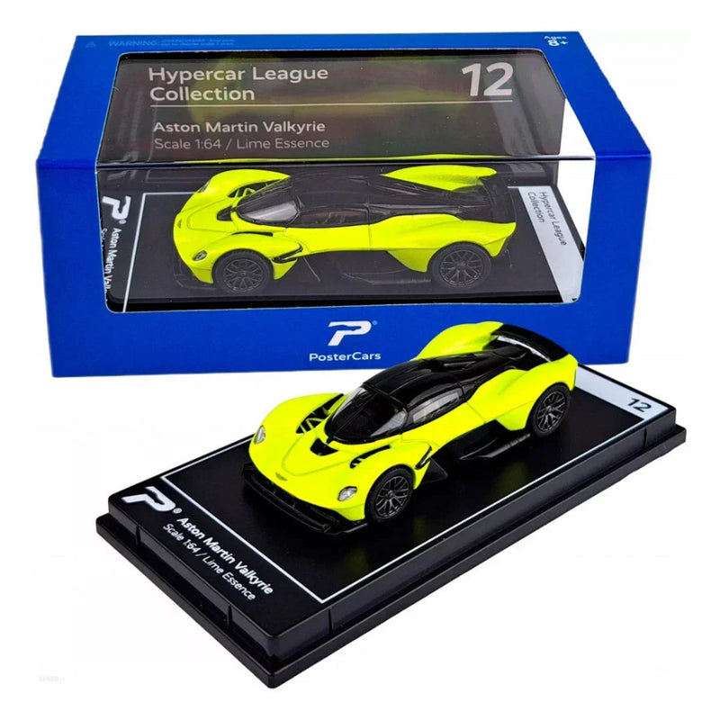 PosterCars 1:64 Aston Martin Valkyrie Diecast Model Cars