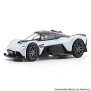 PosterCars 1:64 Aston Martin Valkyrie Diecast Model Cars