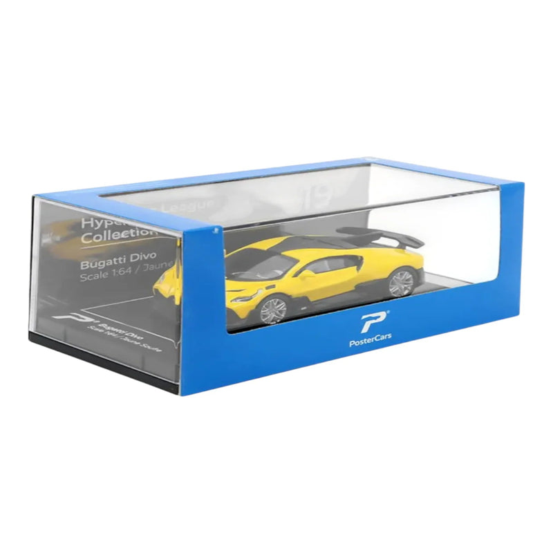 PosterCars 1:64 Bugatti Divo Diecast Model Cars