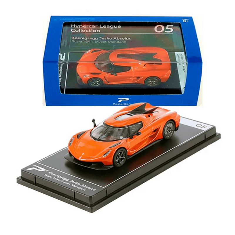 PosterCars 1:64 Koenigsegg Jesko Absolut Diecast Model Cars