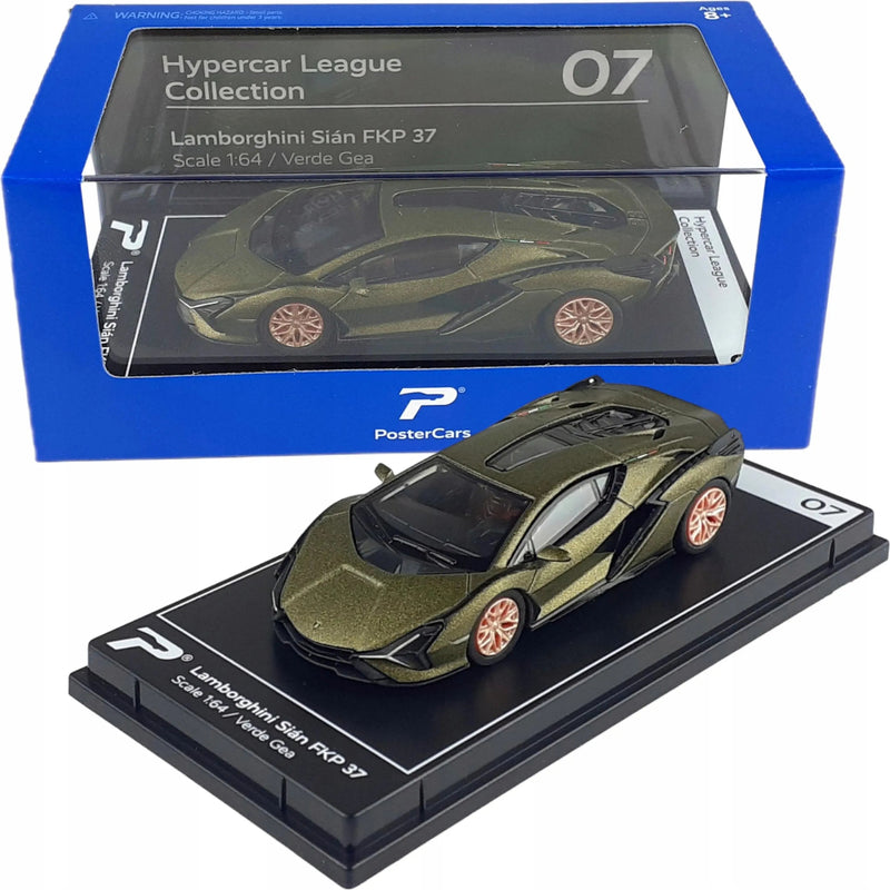 PosterCars 1:64 – Lamborghini Sian FKP 37 Diecast Model Cars