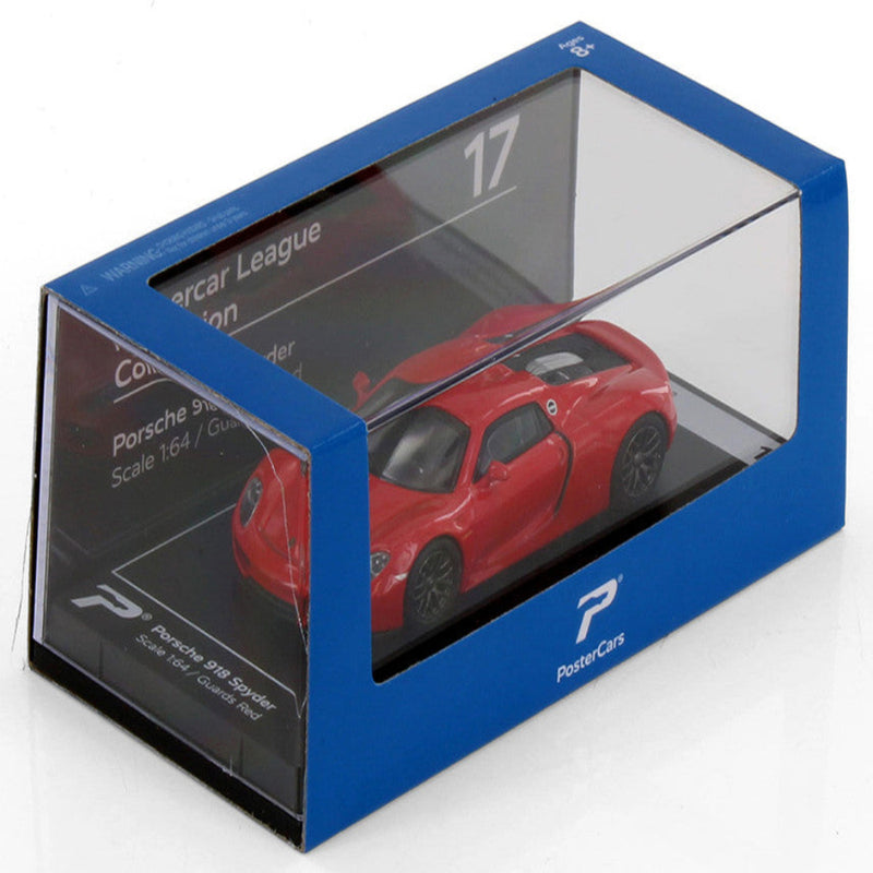 PosterCars 1:64 Porsche 918 Spyder Diecast Model Cars