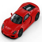 PosterCars 1:64 Porsche 918 Spyder Diecast Model Cars