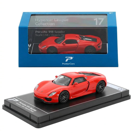 PosterCars 1:64 Porsche 918 Spyder Diecast Model Cars-Vehicles-PosterCars-Toycra