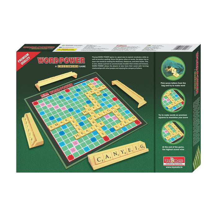 Premium WordPower – A Crossword Board Game for Family Fun & Learning-simple-Toymate-Toycra