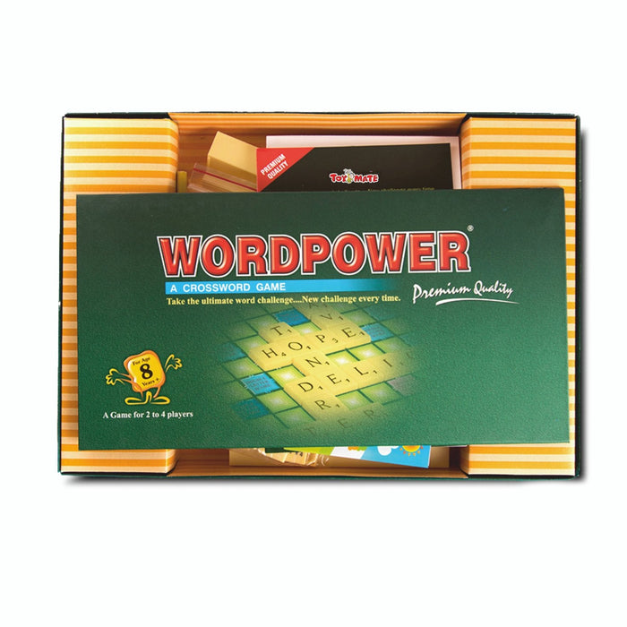 Premium WordPower – A Crossword Board Game for Family Fun & Learning-simple-Toymate-Toycra